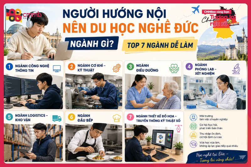 Người hướng nội nên du học nghề Đức ngành gì? 1 Người hướng nội nên du học nghề Đức ngành gì? Top 7 ngành dễ làm
