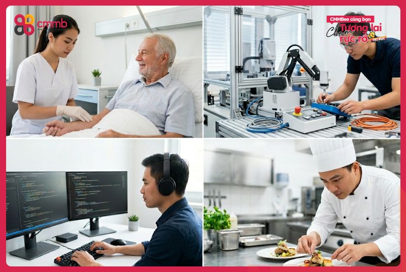 Người trầm tính nên du học nghề Đức ngành gì? Gợi ý các ngành phù hợp