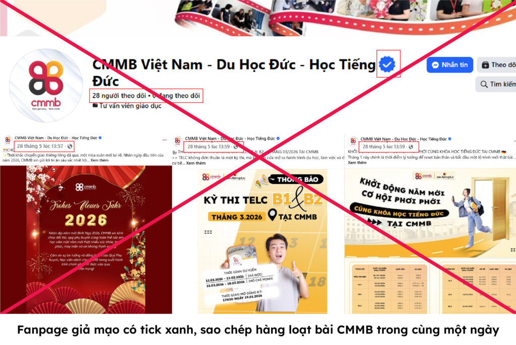 Cảnh báo 2026: Cẩn trọng trước các trang giả mạo CMMB 1 Trang giả mạo sao chép nội dung CMMB nhằm tạo lòng tin