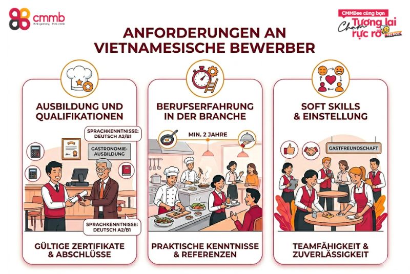 Gastronomie Personal Vietnam erfolgreich rekrutieren 2 Anforderungen an vietnamesische Bewerber