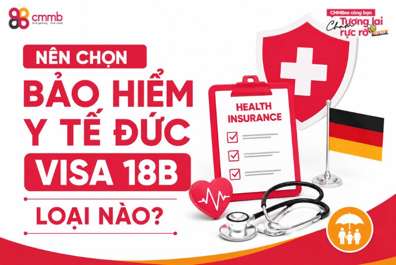 Chọn bảo hiểm y tế Đức visa 18B loại nào? Hướng dẫn chi tiết