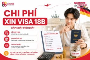 Chi phí xin visa 18B mới nhất 2026: Các khoản phí cần biết