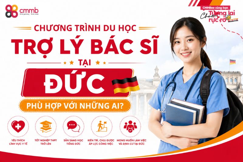 Tư vấn du học Đức ngành trợ lý bác sĩ: Lộ trình học tập A-Z 2 Chương trình du học trợ lý bác sĩ tại Đức phù hợp với những ai?