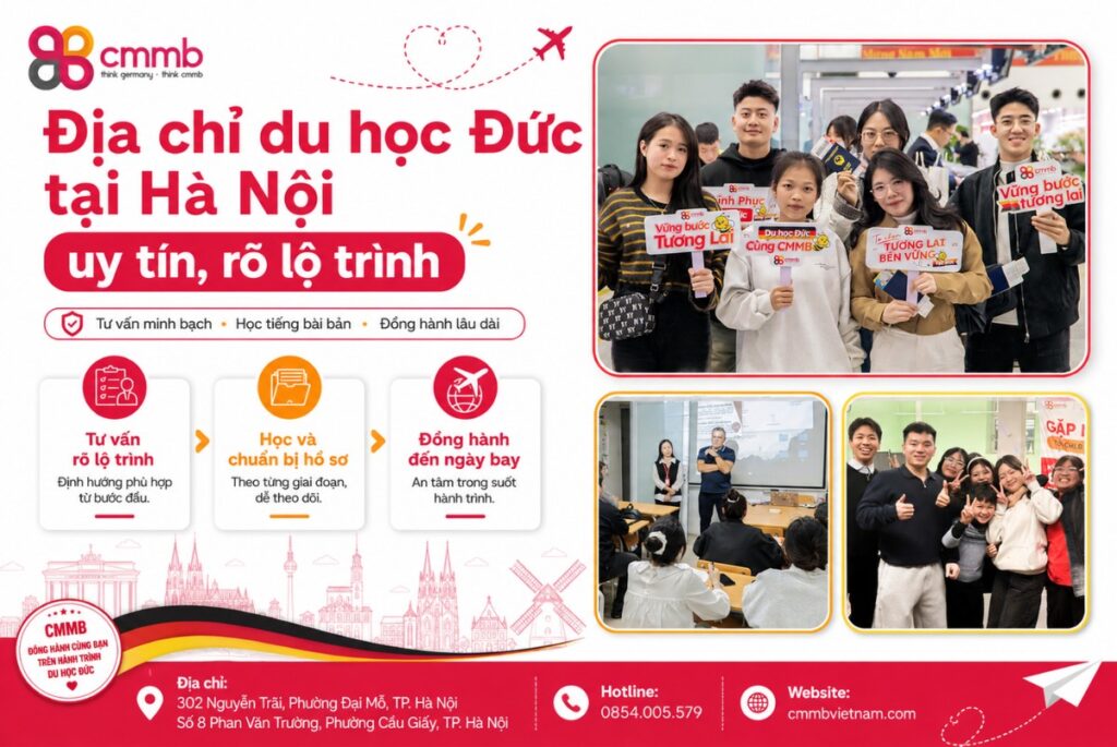 Địa chỉ du học Đức tại Hà Nội uy tín, rõ lộ trình