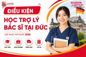 Điều kiện học trợ lý bác sĩ tại Đức 2026: Hồ sơ, bằng cấp