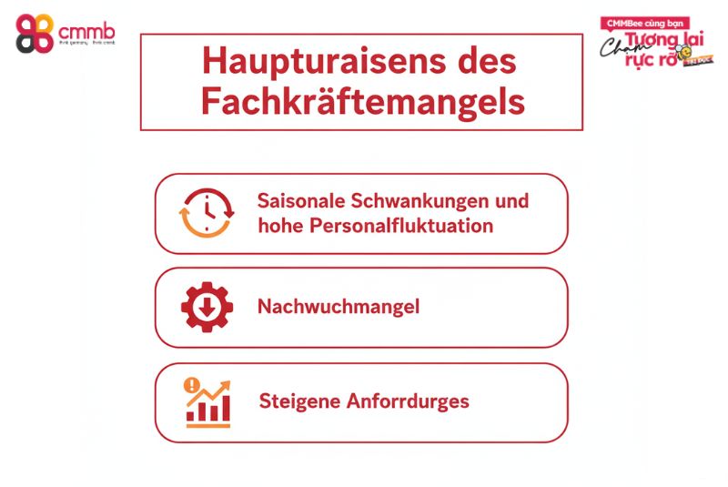 Fachkräftemangel Hotellerie Deutschland: 3 zentrale Ursachen 1 Hauptursachen des Fachkräftemangels