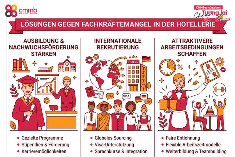 Fachkräftemangel Hotellerie Deutschland: 3 zentrale Ursachen 2 Lösungen gegen den Fachkräftemangel in der Hotellerie in Deutschland