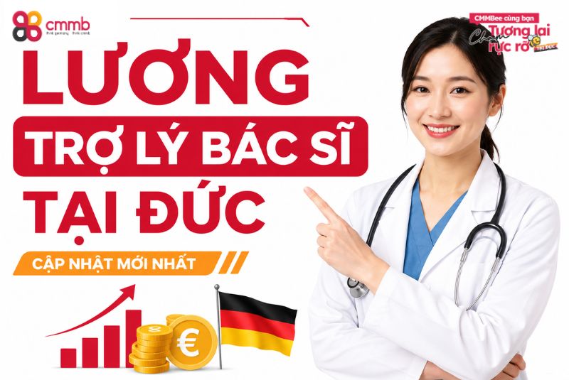 Mức lương trợ lý bác sĩ tại Đức mới nhất 2026