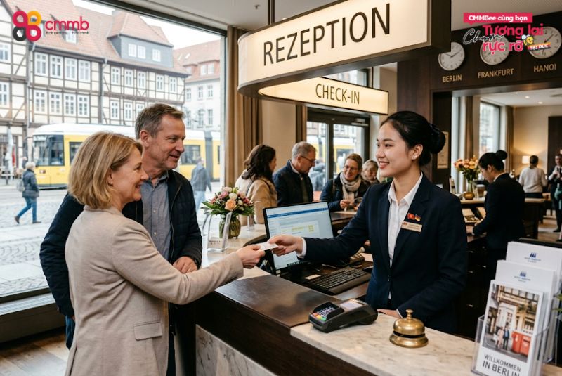 Phạm Thị Loan đậu visa Nhà hàng khách sạn 1 nganh nha hang khach san tai duc va nhung co hoi rong mo