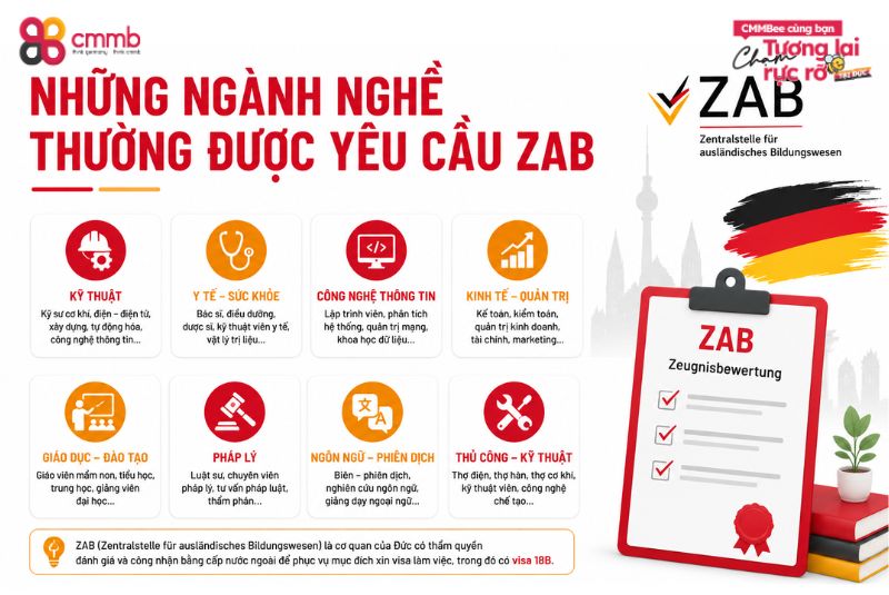 ZAB là gì visa 18B? Hồ sơ và quy trình mới nhất 4 Những ngành nghề thường được yêu cầu ZAB