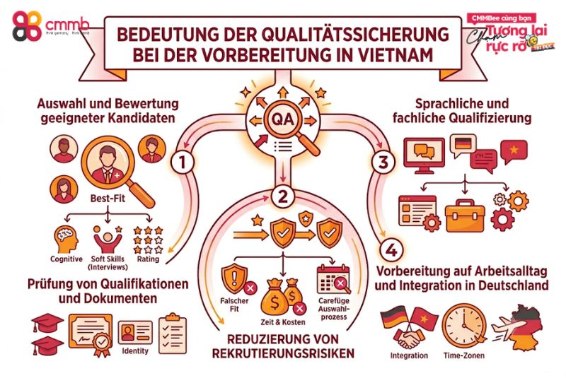 Qualitätssicherung Vietnam Deutschland im Recruiting 2 Qualitätssicherung bei der Vorbereitung in Vietnam
