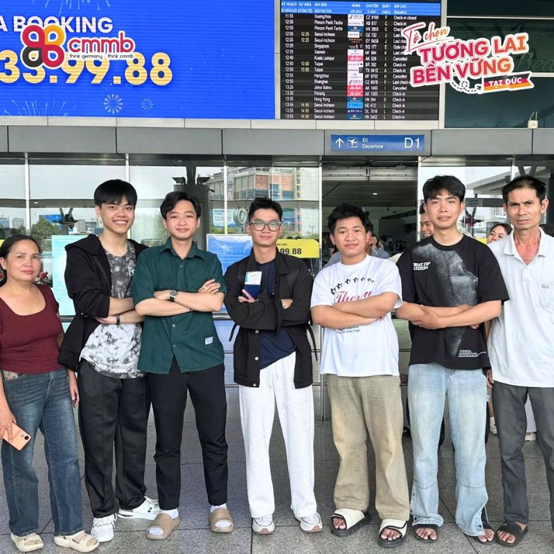 Tiễn bay học viên tháng 5/2026 – Mở ra hành trình mới tại Đức 1 Tiễn bay học viên tháng 5/2026 cùng CMMB Việt Nam