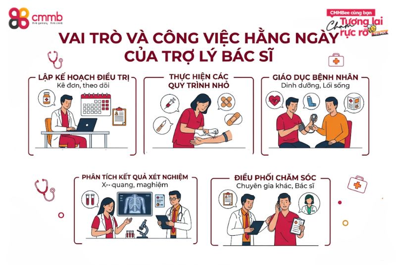 Vai trò và công việc hằng ngày của trợ lý bác sĩ