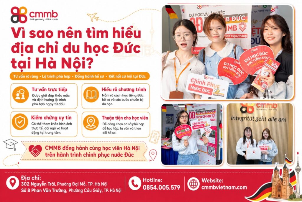 Du học Đức từ A-Z: Điều kiện, thủ tục, hồ sơ cần thiết 21 Trung tâm du học tại Đức tại Hà Nội