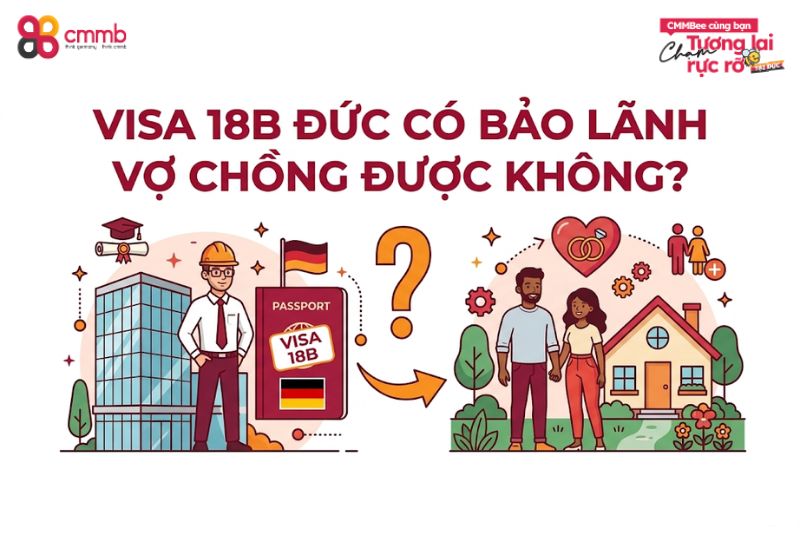 Visa 18B bảo lãnh vợ chồng: Điều kiện, quy trình 1 Visa 18B Đức bảo lãnh vợ chồng được không?