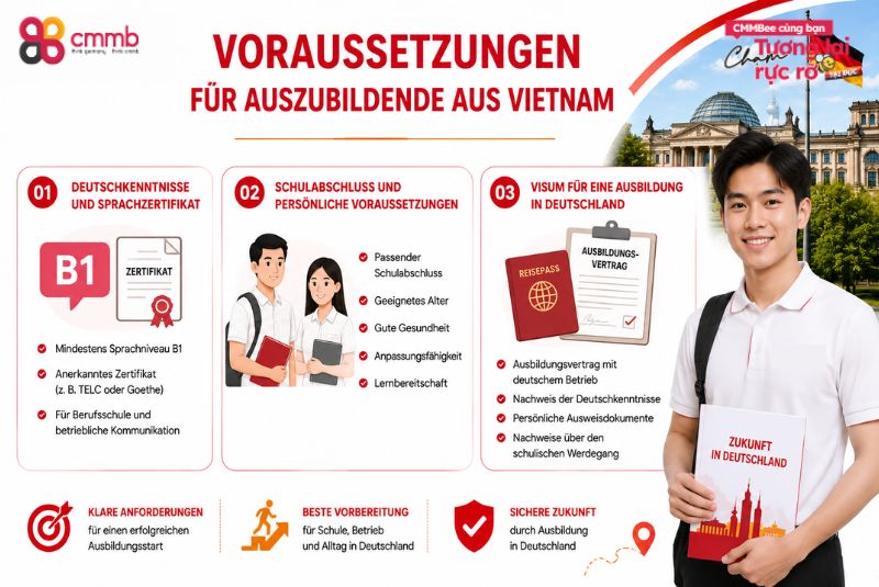 Auszubildende aus Vietnam: Chancen, Voraussetzungen und Ablauf der Vermittlung 2 Voraussetzungen für Auszubildende aus Vietnam