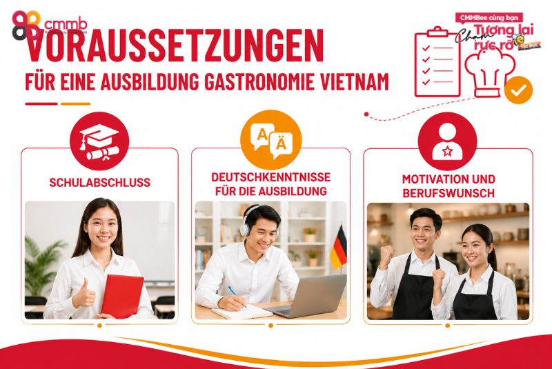 Ausbildung Gastronomie Vietnam für deutsche Betriebe 2 Voraussetzungen für eine Ausbildung Gastronomie Vietnam