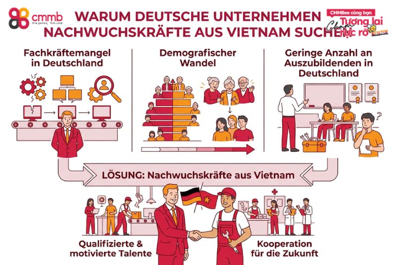 Nachwuchskräfte aus Vietnam für deutsche Unternehmen 1 Warum deutsche Unternehmen Nachwuchskräfte aus Vietnam suchen