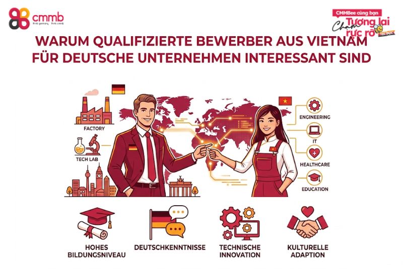 Qualifizierte Bewerber Vietnam erfolgreich rekrutieren 1 Warum qualifizierte Bewerber aus Vietnam für deutsche Unternehmen interessant sind
