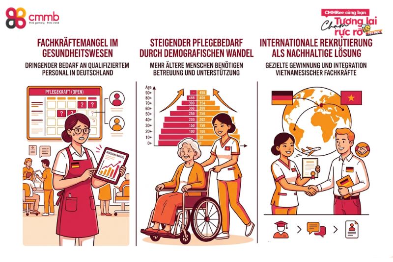 Pflegekräfte Vietnam Deutschland: Chancen, Ablauf 1 Warum wird Pflegepersonal aus Vietnam in Deutschland immer wichtiger?