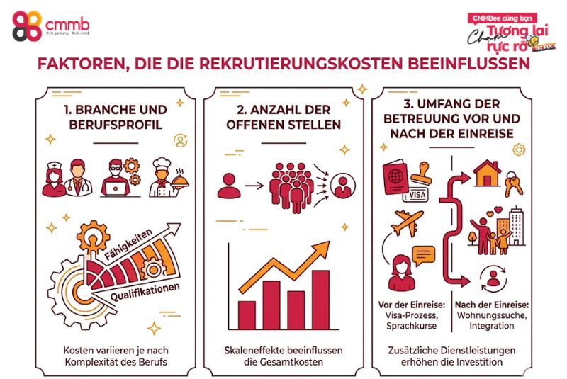 Welche Faktoren beeinflussen die Rekrutierungskosten?