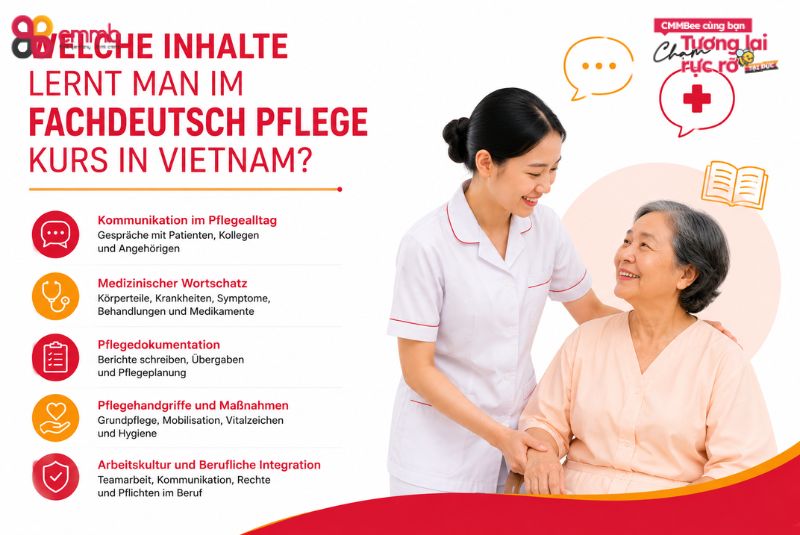 Fachdeutsch Pflege Vietnam: Vorbereitung für den Pflegeberuf 2 Welche Inhalte lernt man im Fachdeutsch Pflege Kurs in Vietnam?