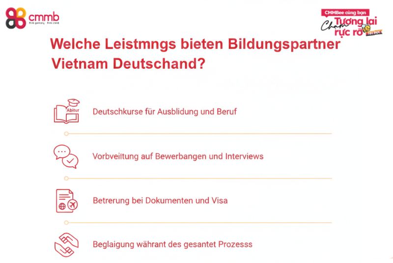 Bildungspartner Vietnam Deutschland: Chancen, Vorteile 2 Welche Leistungen bieten Bildungspartner Vietnam Deutschland?