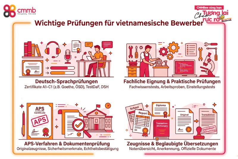 Bewerberprüfung Vietnam: Prozesse, Vorteile, Ablauf 2 Welche Prüfungen spielen bei vietnamesischen Bewerbern eine wichtige Rolle?