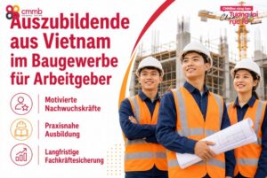 Auszubildende aus Vietnam im Baugewerbe für Arbeitgeber