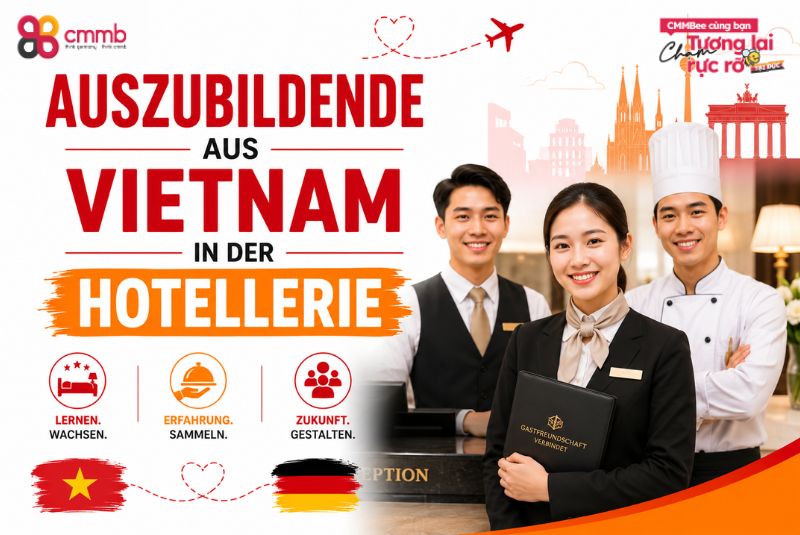 Auszubildende aus Vietnam in der Hotellerie: 3 Vorteile