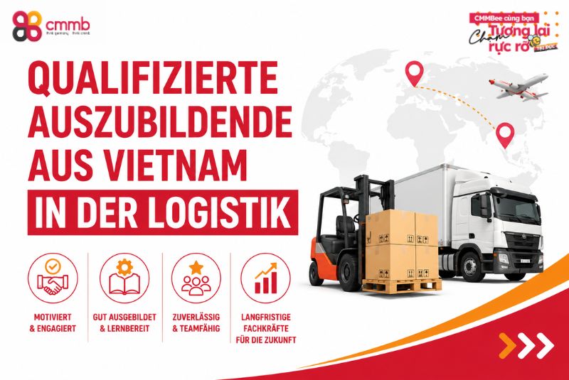 Qualifizierte Auszubildende aus Vietnam in der Logistik