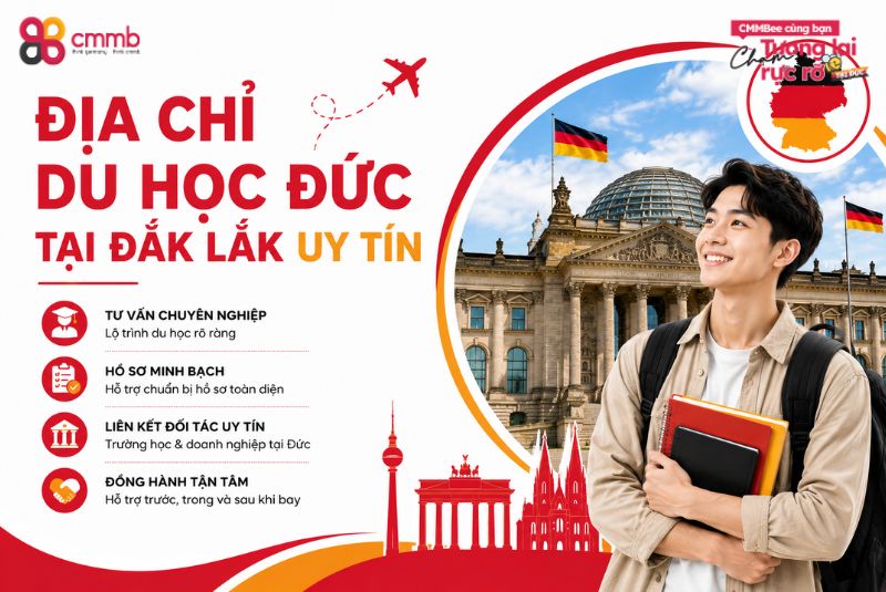 Top địa chỉ du học Đức tại Đắk Lắk uy tín hiện nay