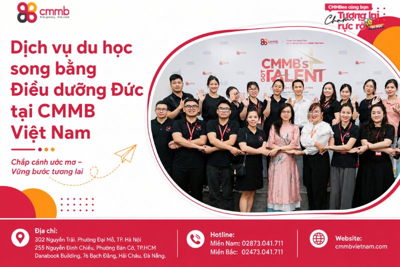 Du Học Song Bằng Đức Ngành Điều Dưỡng: Nhận 2 Bằng Sau 5 Năm 7 Dịch vụ du học song bằng Điều dưỡng Đức tại CMMB Việt Nam