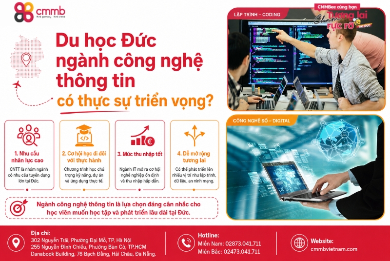 Du học Đức từ A-Z: Điều kiện, thủ tục, hồ sơ cần thiết 11 Du học Đức ngành công nghệ thông tin