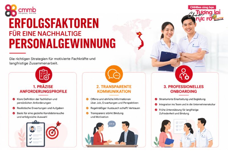 Krankenpfleger aus Vietnam für deutsche Arbeitgeber 3 Erfolgsfaktoren für eine nachhaltige Personalgewinnung