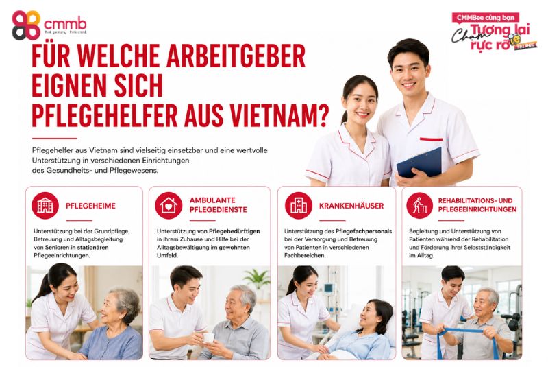 Für welche Arbeitgeber eignen sich Pflegehelfer aus Vietnam?