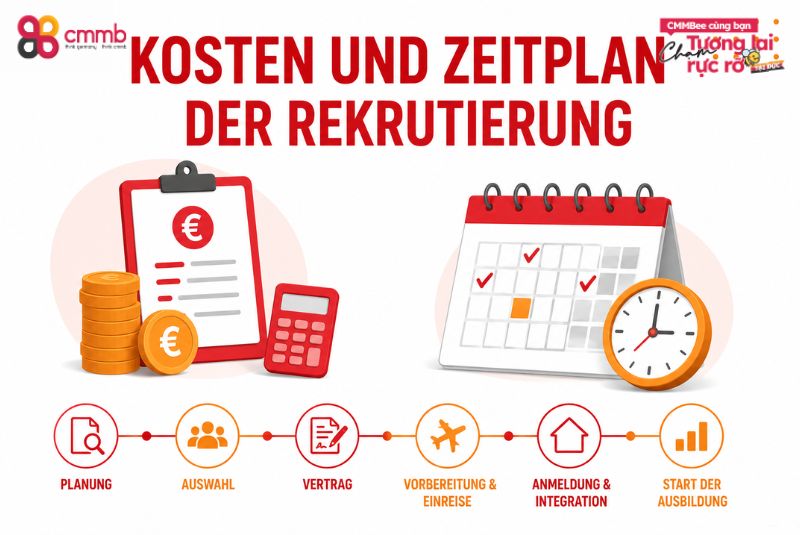 Kosten und Zeitplan der Rekrutierung