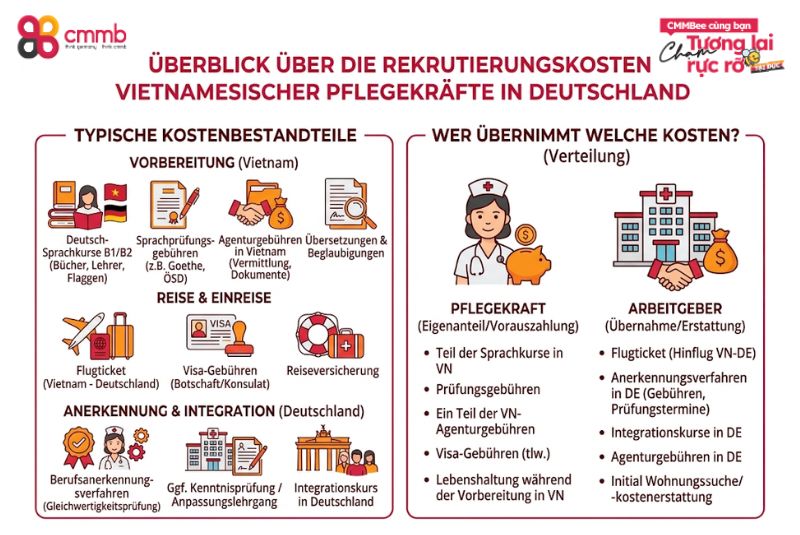 Überblick über die Rekrutierungskosten vietnamesischer Pflegekräfte