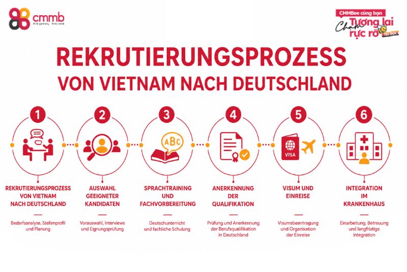 Pflegekräfte aus Vietnam für Krankenhäuser in Deutschland 2 Rekrutierungsprozess von Vietnam nach Deutschland