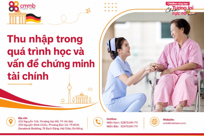 Du Học Song Bằng Đức Ngành Điều Dưỡng: Nhận 2 Bằng Sau 5 Năm 4 Thu nhập trong quá trình học và vấn đề chứng minh tài chính