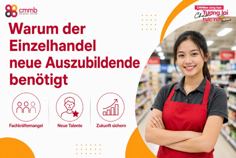 Auszubildende aus Vietnam im Einzelhandel gewinnen 1 Warum der Einzelhandel neue Auszubildende benötigt