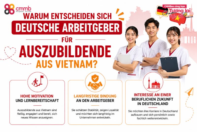 Warum entscheiden sich deutsche Arbeitgeber für Auszubildende aus Vietnam?