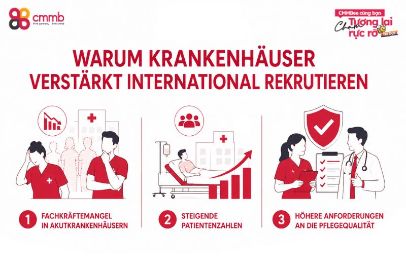 Pflegekräfte aus Vietnam für Krankenhäuser in Deutschland 1 Warum Krankenhäuser verstärkt international rekrutieren