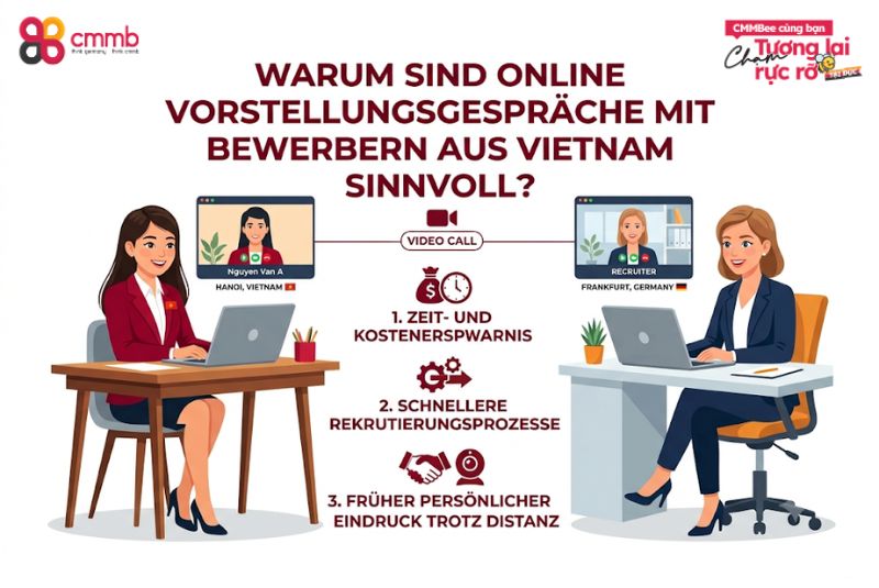Warum sind Online Vorstellungsgespräche mit Bewerbern aus Vietnam sinnvoll?