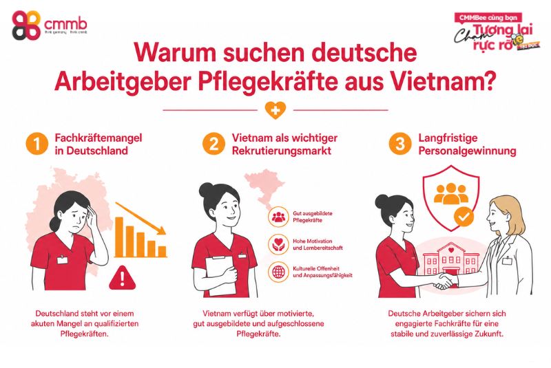 Wie findet man Pflegekräfte aus Vietnam? Leitfaden 2026 1 Warum suchen deutsche Arbeitgeber Pflegekräfte aus Vietnam?