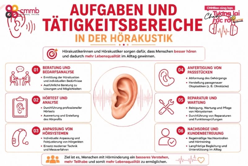 Aufgaben und Tätigkeitsbereiche in der Hörakustik