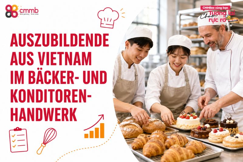 Auszubildende aus Vietnam im Bäcker- und Konditorenhandwerk 13 Auszubildende aus Vietnam im Bäcker- und Konditorenhandwerk