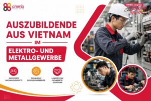 Auszubildende aus Vietnam im Elektro- und Metallgewerbe