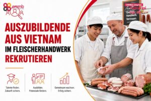 Auszubildende aus Vietnam im Fleischerhandwerk rekrutieren