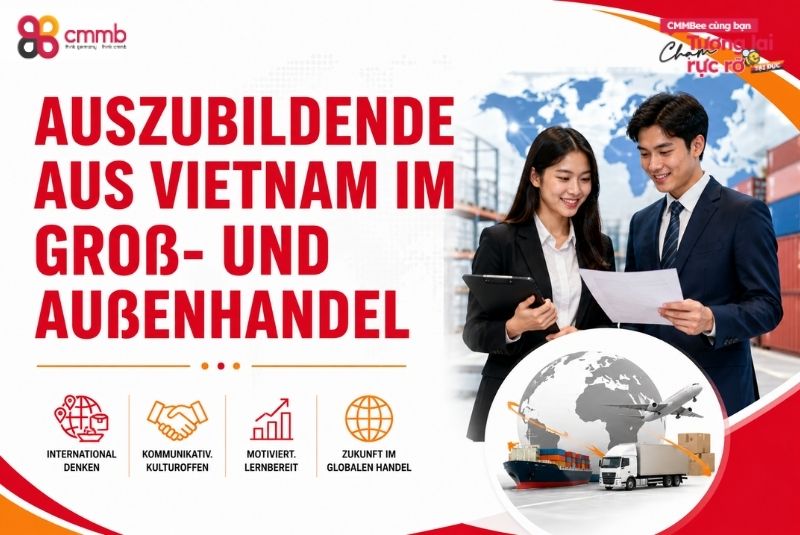 Auszubildende aus Vietnam im Groß- und Außenhandel rekrutieren 115 Auszubildende aus Vietnam im Groß- und Außenhandel